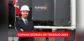 ¿Buscando chamba? Sunarp lanza convocatoria de trabajo con sueldos de hasta S/9.000: conoce como postular ¿Buscando chamba? Sunarp lanza convocatoria de trabajo con sueldos de hasta S/9.000: conoce como postular