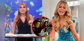 Magaly Medina ARREMETE contra Gisela Valcárcel y muestra foto con Andrés Hurtado: "Yo no niego a mis amigos"