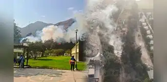 Tristes imágenes de incendio forestal en Alto Huampaní Lurigancho-Chosica que fue controlado por Bomberos Tristes imágenes de incendio forestal en Alto Huampaní Lurigancho-Chosica que fue controlado por Bomberos