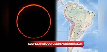 Eclipse Anillo de Fuego de octubre 2024: los ÚNICOS PAÍSES de Latinoamérica que lo verán en su totalidad Eclipse Anillo de Fuego de octubre 2024: los ÚNICOS PAÍSES de Latinoamérica que lo verán en su totalidad