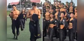 Captan el increíble aspecto físico de policías en Corea y causan furor: “¡Otro nivel”