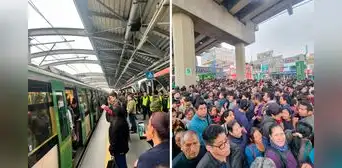 Línea 1 del Metro de Lima reporta demoras en medio del paro de transportistas contra extorsiones Línea 1 del Metro de Lima reporta demoras en medio del paro de transportistas contra extorsiones