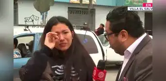 Paro de transportistas: joven rompe en llanto al ser bajada de bus Etsibosa en Villa El Salvador Paro de transportistas: joven rompe en llanto al ser bajada de bus Etsibosa en Villa El Salvador