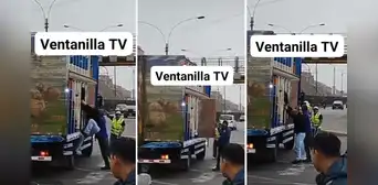 Paro de transportistas: camiones de carga hacen colectivo en Ventanilla y cobran hasta S/3.00 por ruta