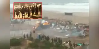 Desalojan comerciantes informales del balneario de Punta Rocas tras denuncias de vecinos Desalojan comerciantes informales del balneario de Punta Rocas tras denuncias de vecinos