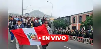 Marcha de transporte llega al Congreso: "Si no nos reciben, nos vamos a 3 días de paro indefinido", advierten transportistas Marcha de transporte llega al Congreso: "Si no nos reciben, nos vamos a 3 días de paro indefinido", advierten transportistas