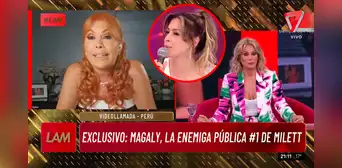 Magaly Medina causa revuelo en Argentina al criticar a Milett Figueroa: “Tiene una trayectoria del escándalo”