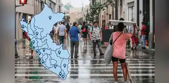 Senamhi advierte alerta naranja por fuertes lluvias, granizo y descargas eléctricas en Lima y 18 regiones: ¿cuáles son?