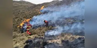 Gobierno eleva a seis las regiones en emergencia ante incendios forestales Gobierno eleva a seis las regiones en emergencia ante incendios forestales