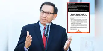 Martín Vizcarra critica que Fuerza Popular cuestione la inseguridad ciudadana: "Conchudos"