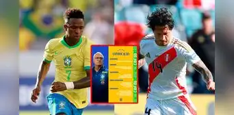 Con Vinícius y Endrick: Brasil presentó su poderosa lista de convocados para los partidos ante Perú y Chile Con Vinícius y Endrick: Brasil presentó su poderosa lista de convocados para los partidos ante Perú y Chile