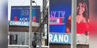 Captan que notaría de Alfredo Zambrano hace publicidad a Magaly Medina: “Marcando territorio” Captan que notaría de Alfredo Zambrano hace publicidad a Magaly Medina: “Marcando territorio”