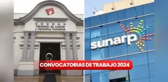 Convocatorias de trabajo del 30 de septiembre al 10 de octubre en Lima, Junín y regiones con sueldos de hasta S/12.000