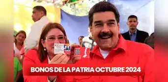 Los Bonos de la Patria que llegarán el 1 de octubre 2024: revisa la LISTA DE PAGOS y cómo cobrarlos en Venezuela Los Bonos de la Patria que llegarán el 1 de octubre 2024: revisa la LISTA DE PAGOS y cómo cobrarlos en Venezuela