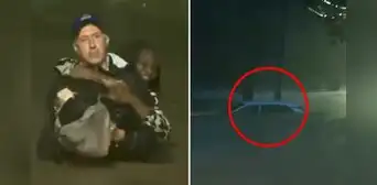Reportero abandona transmisión en vivo para rescatar a una mujer atrapada por el huracán Helene en Estados Unidos