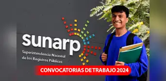 ¡Prácticas para egresados! Sunarp abre convocatoria de trabajo con sueldos de hasta S/1.100 ¡Prácticas para egresados! Sunarp abre convocatoria de trabajo con sueldos de hasta S/1.100