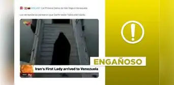 Video no evidencia reciente llegada de la primera dama de Irán a Venezuela