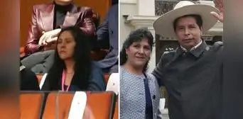 Ex primera dama Lilia Paredes, esposa de Pedro Castillo, reaparece públicamente en juramentación de la nueva presidenta de México Ex primera dama Lilia Paredes, esposa de Pedro Castillo, reaparece públicamente en juramentación de la nueva presidenta de México