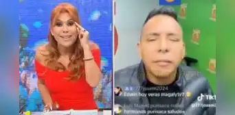 Magaly ENCARA a Edwin Sierra por decir que su programa es una “porquería” y le recuerda infidelidad a Milena con Greissy