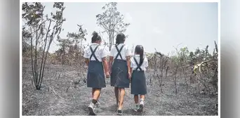 Niños indígenas son los más afectados por los incendios forestales Niños indígenas son los más afectados por los incendios forestales