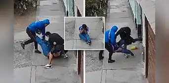 Escolar es asaltado a golpes en SJL pese a estado de emergencia: cámaras registraron el violento ataque Escolar es asaltado a golpes en SJL pese a estado de emergencia: cámaras registraron el violento ataque
