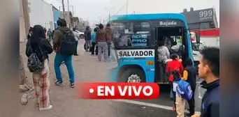 Paro de transportistas EN VIVO: ATU niega paralización de servicio de transporte pese a incidentes en av. Faucett