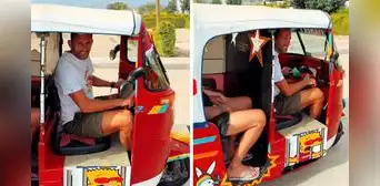 Hernán Barcos se luce en mototaxi ‘pirata’ durante sus vacaciones en Alianza Lima: “Humildad” Hernán Barcos se luce en mototaxi ‘pirata’ durante sus vacaciones en Alianza Lima: “Humildad”