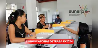 ¿Buscas prácticas? Sunarp abre convocatoria para egresados con sueldos de hasta S/1.100: link para postular ¿Buscas prácticas? Sunarp abre convocatoria para egresados con sueldos de hasta S/1.100: link para postular