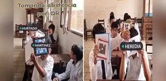 Profesora es viral tras mostrar como registra la asistencia de sus alumnos sin llamar lista: "Con QR" Profesora es viral tras mostrar como registra la asistencia de sus alumnos sin llamar lista: "Con QR"