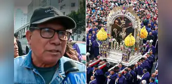 Padre conmueve en procesión del Señor de Los Milagros: “Estoy solo, pero gracias a él, tengo a mi hija viva” Padre conmueve en procesión del Señor de Los Milagros: “Estoy solo, pero gracias a él, tengo a mi hija viva”