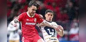 Con Piero Quispe, Pumas empató 1-1 con Toluca por la Liga MX 2024