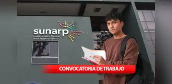 ¿Buscando iniciar tu vida laboral? Sunarp lanza convocatorias de prácticas para egresados con sueldos de hasta S/1.100 ¿Buscando iniciar tu vida laboral? Sunarp lanza convocatorias de prácticas para egresados con sueldos de hasta S/1.100