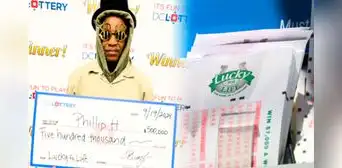 Hombre gana 2 veces la lotería, pero por insólito error casi pierde uno de los premios de US$500.000 en Estados Unidos Hombre gana 2 veces la lotería, pero por insólito error casi pierde uno de los premios de US$500.000 en Estados Unidos