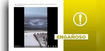 Video no muestra llegada del huracán Milton a las costas de Florida, EE. UU.