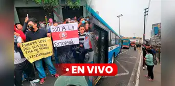 Paro de transportistas EN VIVO: MTC y ATU confirman que Metropolitano atenderá con normalidad