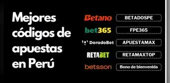 Mejores códigos de apuestas en Perú Mejores códigos de apuestas en Perú