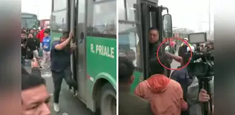 SJL: pasajero rompe retrovisor de bus "Lorito" luego que su pierna quedara atrapada en puerta posterior SJL: pasajero rompe retrovisor de bus "Lorito" luego que su pierna quedara atrapada en puerta posterior