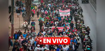 Marchas y protestas por paro de transportistas EN VIVO: Unicachi, Las Malvinas y Polvos Azules se unen a movilización Marchas y protestas por paro de transportistas EN VIVO: Unicachi, Las Malvinas y Polvos Azules se unen a movilización