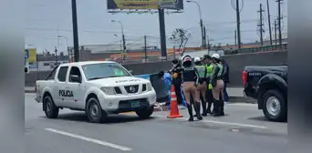 Tragedia en Panamericana Norte: hombre muere atropellado por intentar cruzar muro en plena vía cerca de Senati
