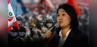 Keiko Fujimori repite receta de los 90 ante la inseguridad del país: militares en las calles