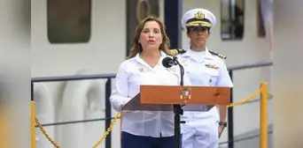 Dina Boluarte en medio de protestas contra inseguridad: "El Perú no son aquellos tirapiedras" Dina Boluarte en medio de protestas contra inseguridad: "El Perú no son aquellos tirapiedras"