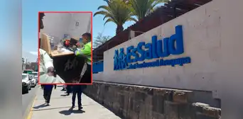 Trabajadores de EsSalud son sorprendidos bebiendo alcohol dentro de sede en Arequipa
