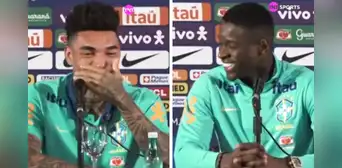 Jugadores brasileños se matan de la risa en conferencia al escuchar "Perú" previo al partido de Eliminatorias Jugadores brasileños se matan de la risa en conferencia al escuchar "Perú" previo al partido de Eliminatorias