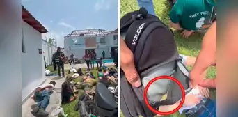 PNP interviene búnker en Lurín: 84 personas fueron detenidas y se incautó armas, drogas y explosivos PNP interviene búnker en Lurín: 84 personas fueron detenidas y se incautó armas, drogas y explosivos