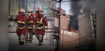 Incendio en Gamarra: siniestro de código 2 consume 4 puestos de Galería Real en La Victoria Incendio en Gamarra: siniestro de código 2 consume 4 puestos de Galería Real en La Victoria