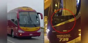 Atacan a balazos a vehículo 'Perú bus' con pasajeros a bordo: unidad no se detuvo en su ruta hacia Ica Atacan a balazos a vehículo 'Perú bus' con pasajeros a bordo: unidad no se detuvo en su ruta hacia Ica