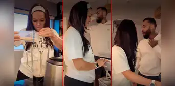 Angie Arizaga hace que Jota Benz tome su leche materna y casi lo hace vomitar: exchica reality le jugó pesada broma a su novio
