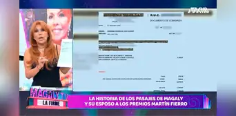 Magaly Medina MUESTRA PRUEBAS de quién pagó sus pasajes para los Martín Fierro y revela cuánto costaron
