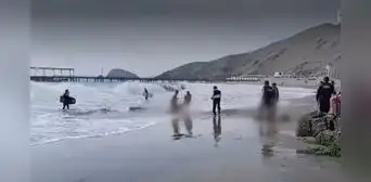 Amigos mueren ahogados en la playa Bahía Blanca de Ventanilla tras ser arrastrados desde una peña Amigos mueren ahogados en la playa Bahía Blanca de Ventanilla tras ser arrastrados desde una peña
