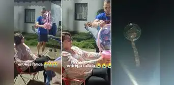 Le regalaron globo con dinero, pero sorpresa tuvo inesperado final: “Fue visto por la Antártida”